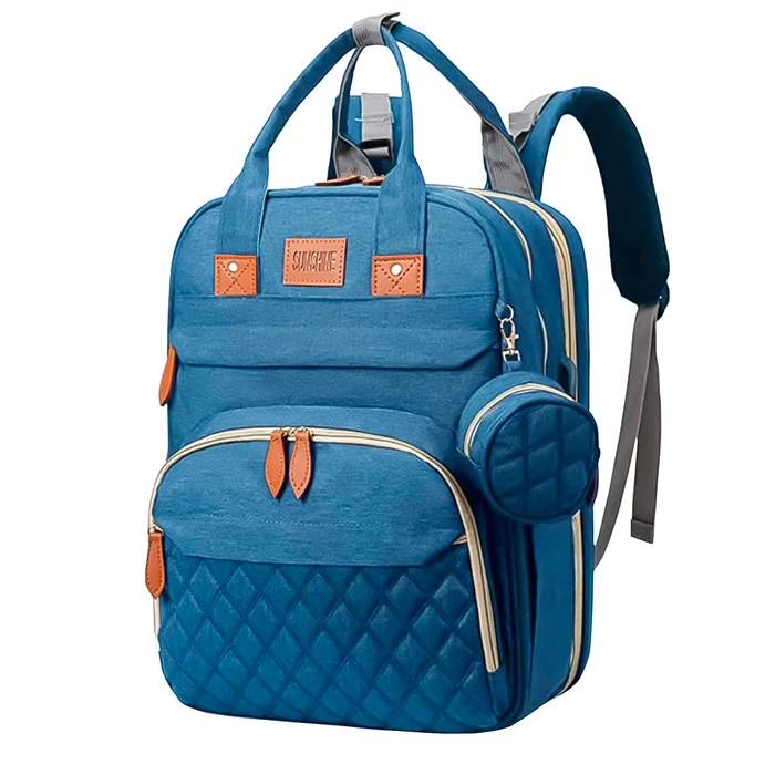 Cuna De Viaje Mochila Maternal South Port Plegable Con Cambiador