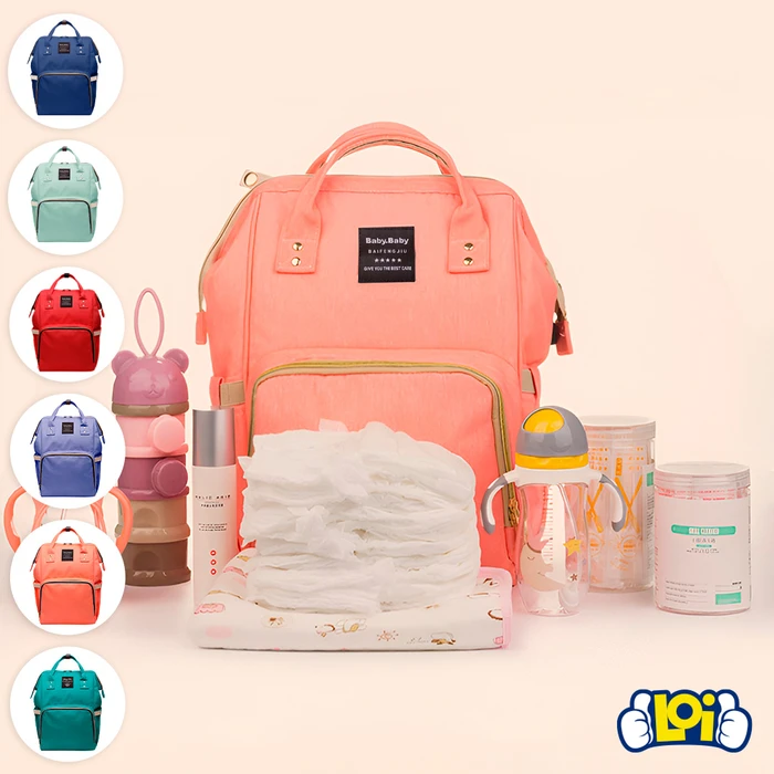 Mochila Conjunto De Bolsos Para Bebe Mochila Maternal En Pañalera