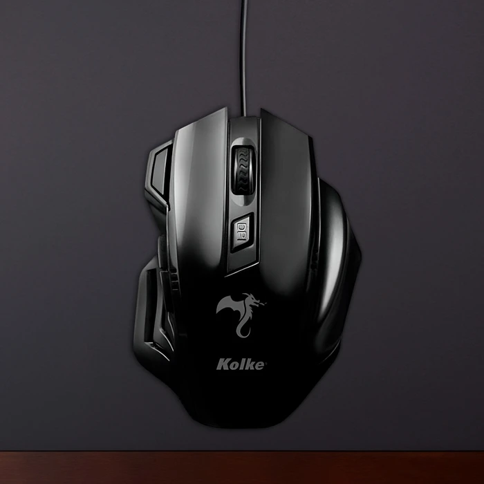 Mouse Gamer Kolke DRAGON 2400dpi 6 Botones, oferta LOi.