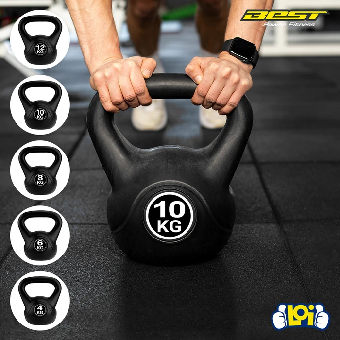 Pesa Rusa BEST de Cemento Recubierto con PVC 10KG, oferta