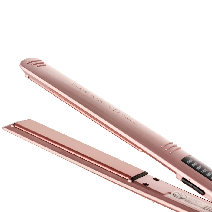 Plancha de Pelo GAMA Elegance LED Keration con Placas de Turmalina