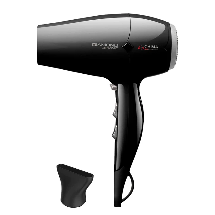 Secador de Pelo GAMA Diamond Ceramic Black 2300W Velocidades y