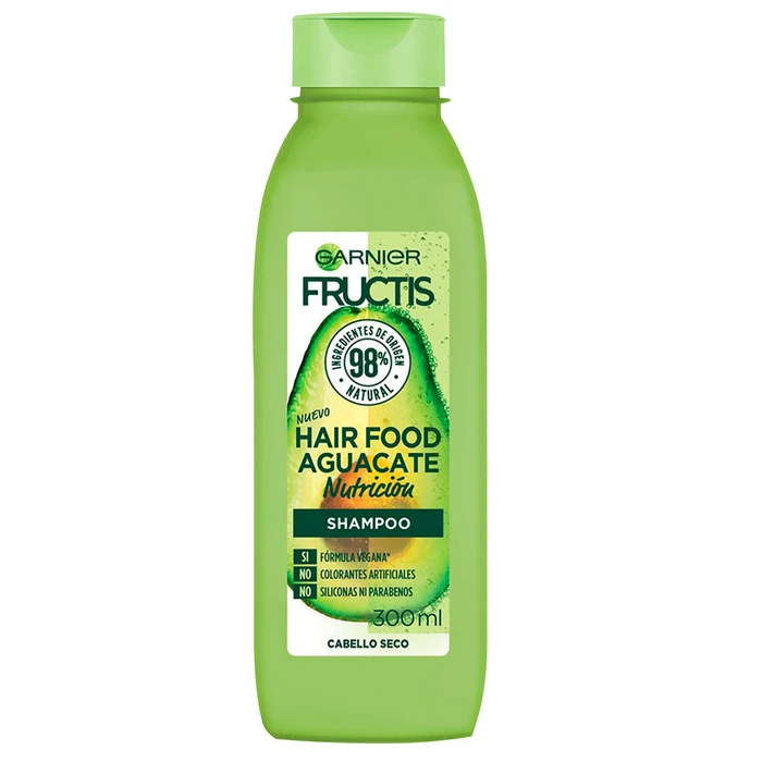 Shampoo Garnier Fructis Hair Food para Pelo Seco 300ml Aguacate