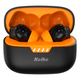Auriculares Kolke TWS inalámbricos, con estuche y cargador- Negro y naranja, al mejor precio, solo en LOi