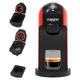 Cafetera Multicápsula NAPPO  3 en 1 con 1400W de Potencia y Pantalla LED Táctil - Rojo, al mejor precio, solo en LOi