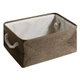 Caja Organizadora realizada en tela con asas, de 40 x 30 x 20cm - Marrón, al mejor precio, solo en LOi