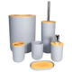 Set de Baño de 6 Piezas con Diseño Moderno - Gris, al mejor precio, solo en LOi