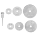Set de Mini Discos de Corte con 7 piezas de acero con mandril de 3.2mm, al mejor precio, solo en LOi