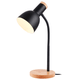 Lámpara de Escritorio DecoTeam Articulada de Metal y Madera, con Inclinación Ajustable - Negro, al mejor precio, solo en LOi