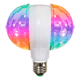 Lámpara LED RGB Doble Giratoria Efecto Discoteca E27 al mejor precio solo en loi
