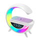 Lámpara Veladora LED RGB con parlante, cargador inalámbrico, reloj, alarma y radio FM, al mejor precio, solo en LOi