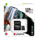 Memoria MicroDS Kingston Canvas Select Plus 128GB con Adaptador Clase 10 al mejor precio solo en loi