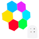 Módulos LED Hexagonales Táctiles en Colores con Control Remoto - 6 Módulos al mejor precio solo en loi