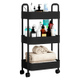 Carrito Organizador con 3 estantes - Negro, al mejor precio, solo en LOi