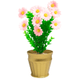 Planta Artificial Altair con Flores y Maceta de Plástico - Dorado, al mejor precio, solo en LOi