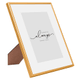 Portarretrato Rectangular con Diseño Versátil de 20,7 x 25,7 x 1,3cm - Dorado, al mejor precio, solo en LOi