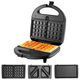 Sandwichera 3 en 1 NAPPO Funciona como Wafflera y Grill, al mejor precio, solo en LOi