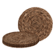 Set de 4 Individuales Circulares de Fibras Naturales y 30cm de Diámetro, para Mesa o Decoración, al mejor precio, solo en LOi