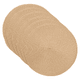 Set de 6 Individuales Circulares Tejidos y con 37,5cm de Diámetro - Beige, al mejor precio, solo en LOi