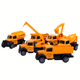 Set de 6 Camioncitos de excelente material PVC y aleación, al mejor precio, solo en LOi