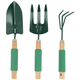 Set Herramientas para Jardín de 3 Piezas con Mangos de Madera Ergonómicos, al mejor precio, solo en LOi