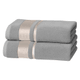 Set de 2 Toallas de Mano realizadas en 100% algodón, 50 x 90cm - Gris Claro, al mejor precio, solo en LOi