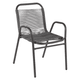 Silla de Jardín símil ratán con base antideslizante - Negro, al mejor precio, solo en LOi