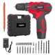 Taladro Atornillador NAPPO Inalámbrico 12V con Batería Recargable de 1300mAh, Cargador y Maletín, al mejor precio, solo en LOi