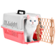 Transportín Para Mascotas con diseño ergonómico y sistema de bloqueo - Rosa, al mejor precio, solo en LOi